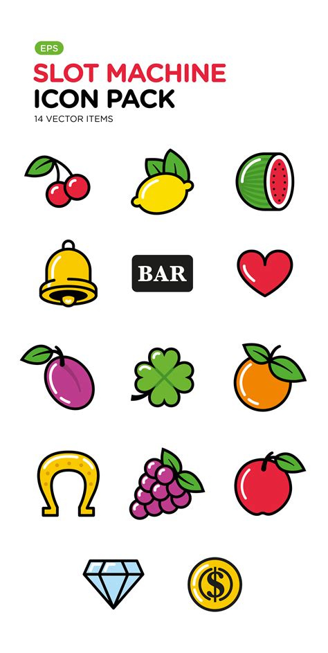 slot games icons|Slot Machine Icons Collection .